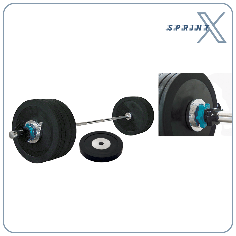 Weight Plates & Olympic Barbell Set
